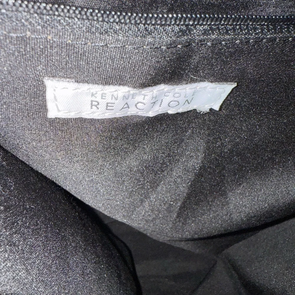 Kenneth Cole Reaction | Black Logo Tote | Like New - Picture 2 of 5